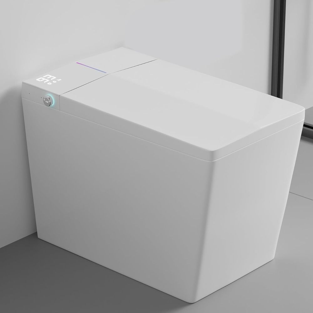 Smart Night Light - Toilette intelligente carrée avec réservoir intégré,