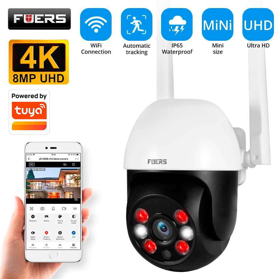 Smart Home Imou - Caméra IP Fuers 8MP 4K pour