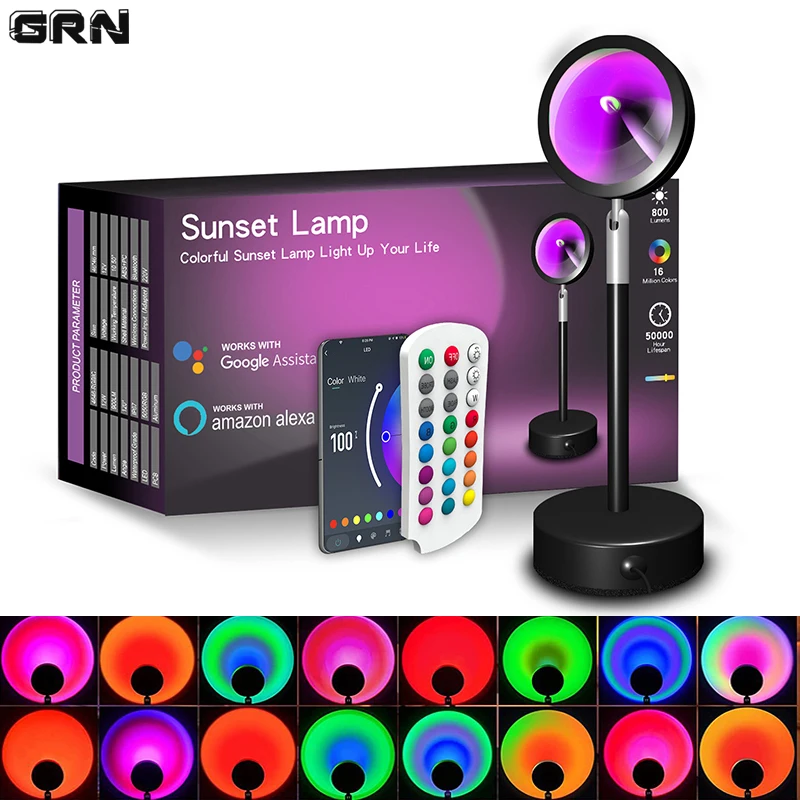 Smart Home Design - Lampe LED arc-en-ciel intelligente, colorée, Proxy,
