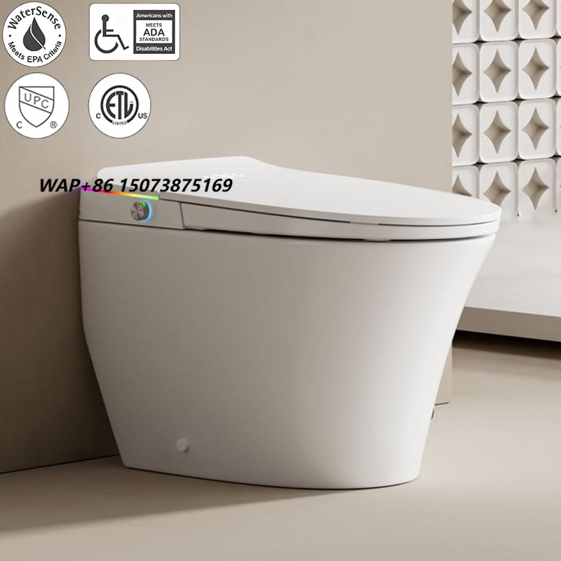 Smart Night Light - WC intelligent en céramique, couvercle automatique,