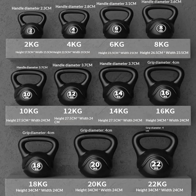 Smart Home Gym - 2026 Kettlebell de fitness réglable 8