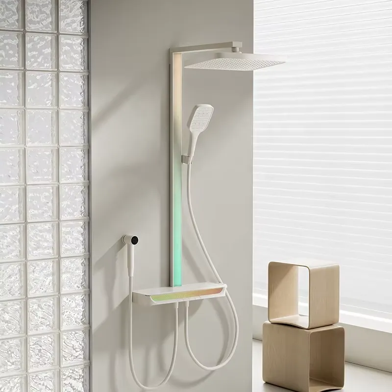 Smart Home - Ensemble de douche numérique en laiton