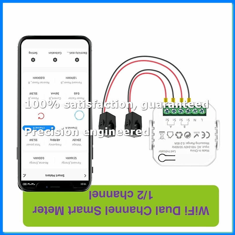 Smart Home - Compteur d'énergie intelligent Tuya Wifi avec