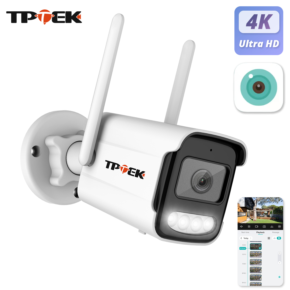 Smart Home Imou - Caméra IP WiFi sans fil 8MP