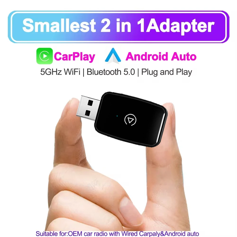 Wifi Smart Plug - Nouvel adaptateur sans fil CarPlay Android