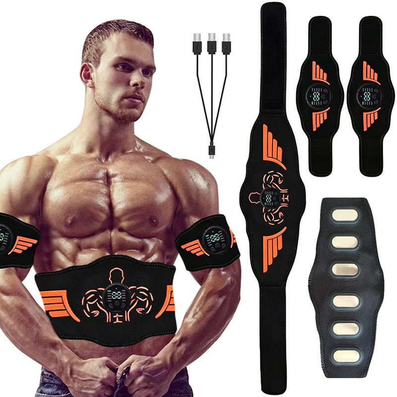 Smart Home Gym - Ceinture de Tonification Musculaire EMS Rechargeable