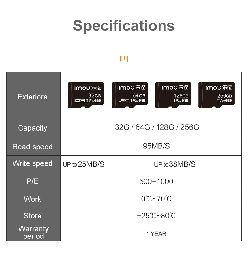 Imou Original 32GB 64GB 128GB  - Smart Home Imou avis et prix
