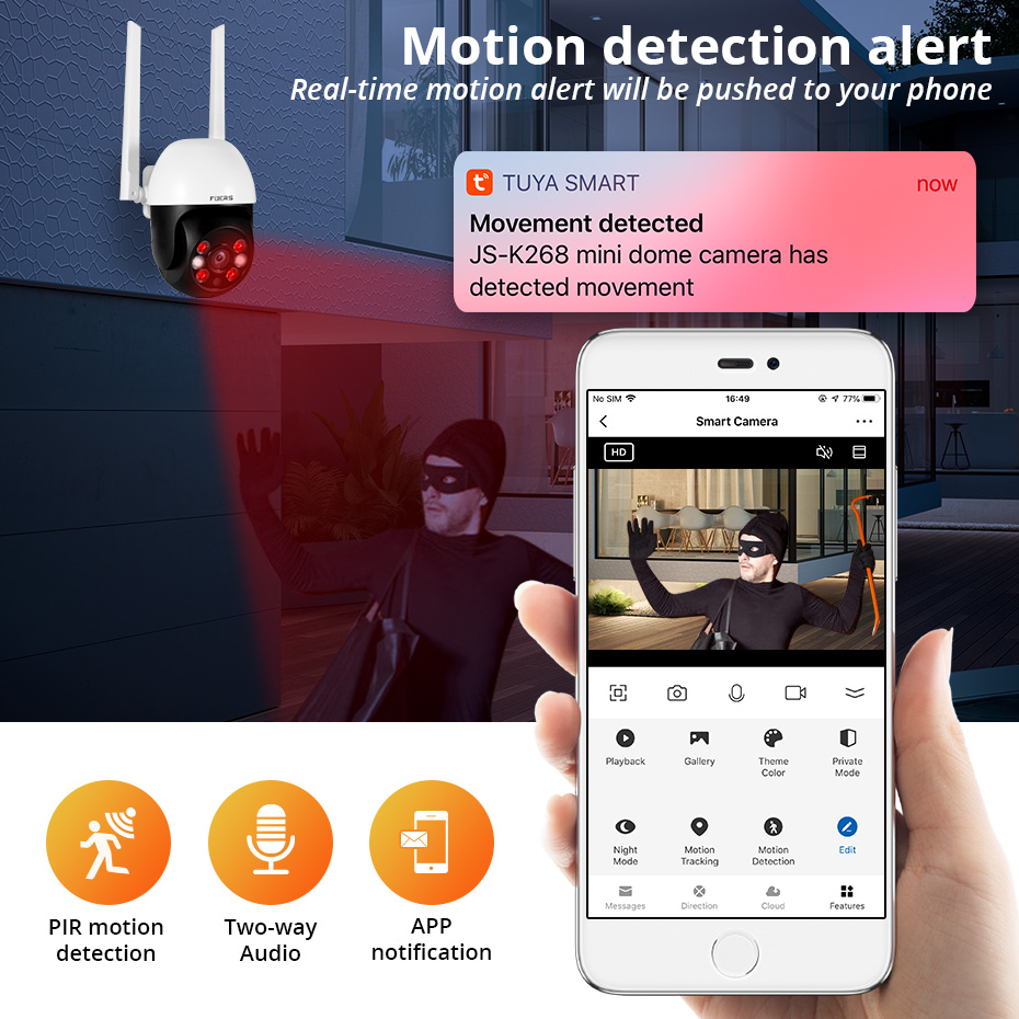 Caméra IP Fuers 8MP 4K pour ex - Smart Home Imou avis et prix