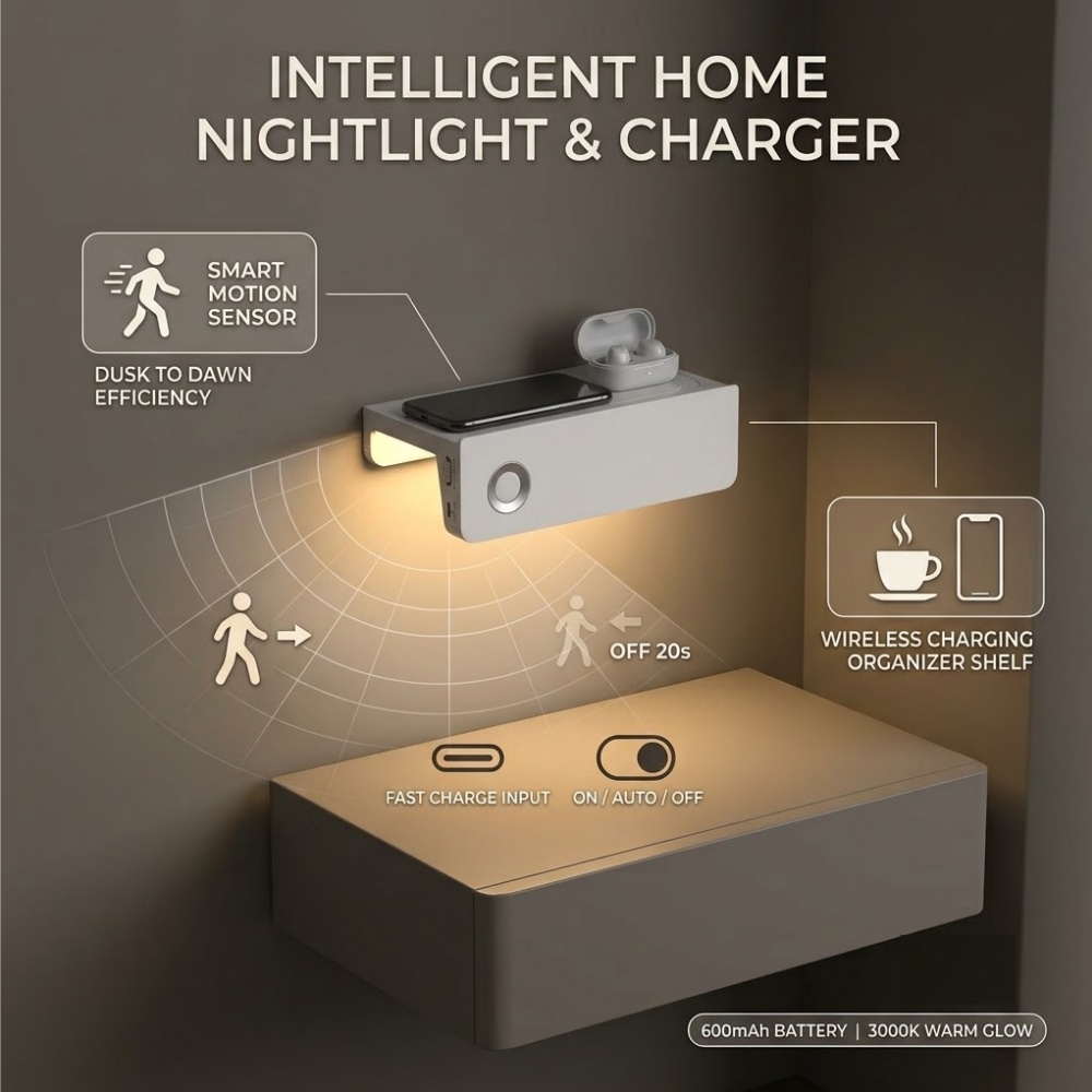 Lampe LED sans fil pour placar - Smart Night Light avis et prix