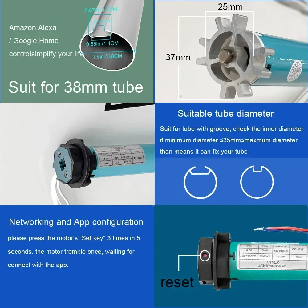 SZMYQ 25mm 2N Système de moteu - Smart Home Youtube avis et prix