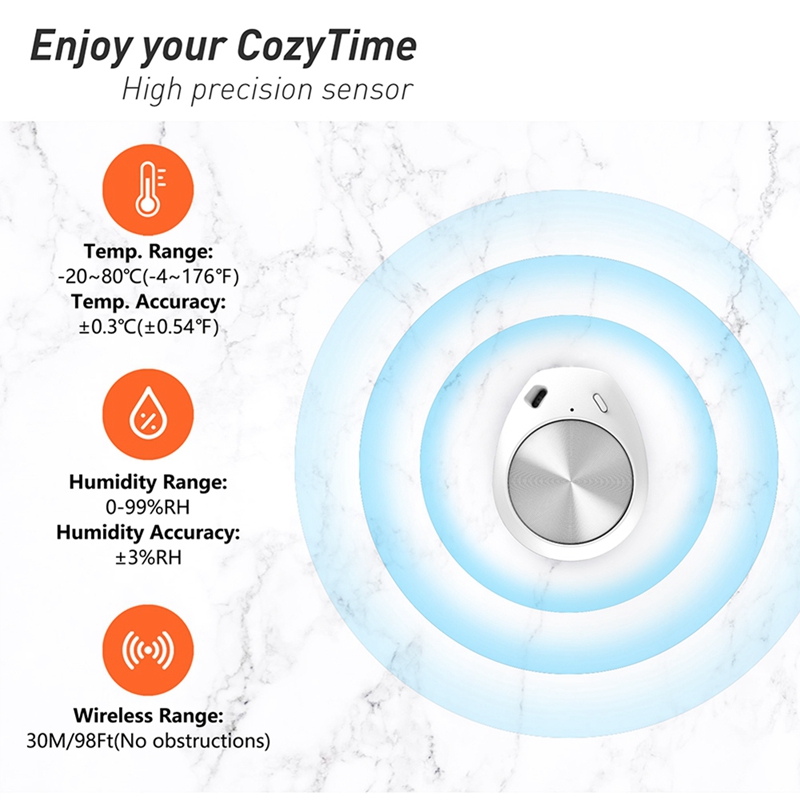Mini Capteur d'Humidité et de  - Smart Home Design avis et prix