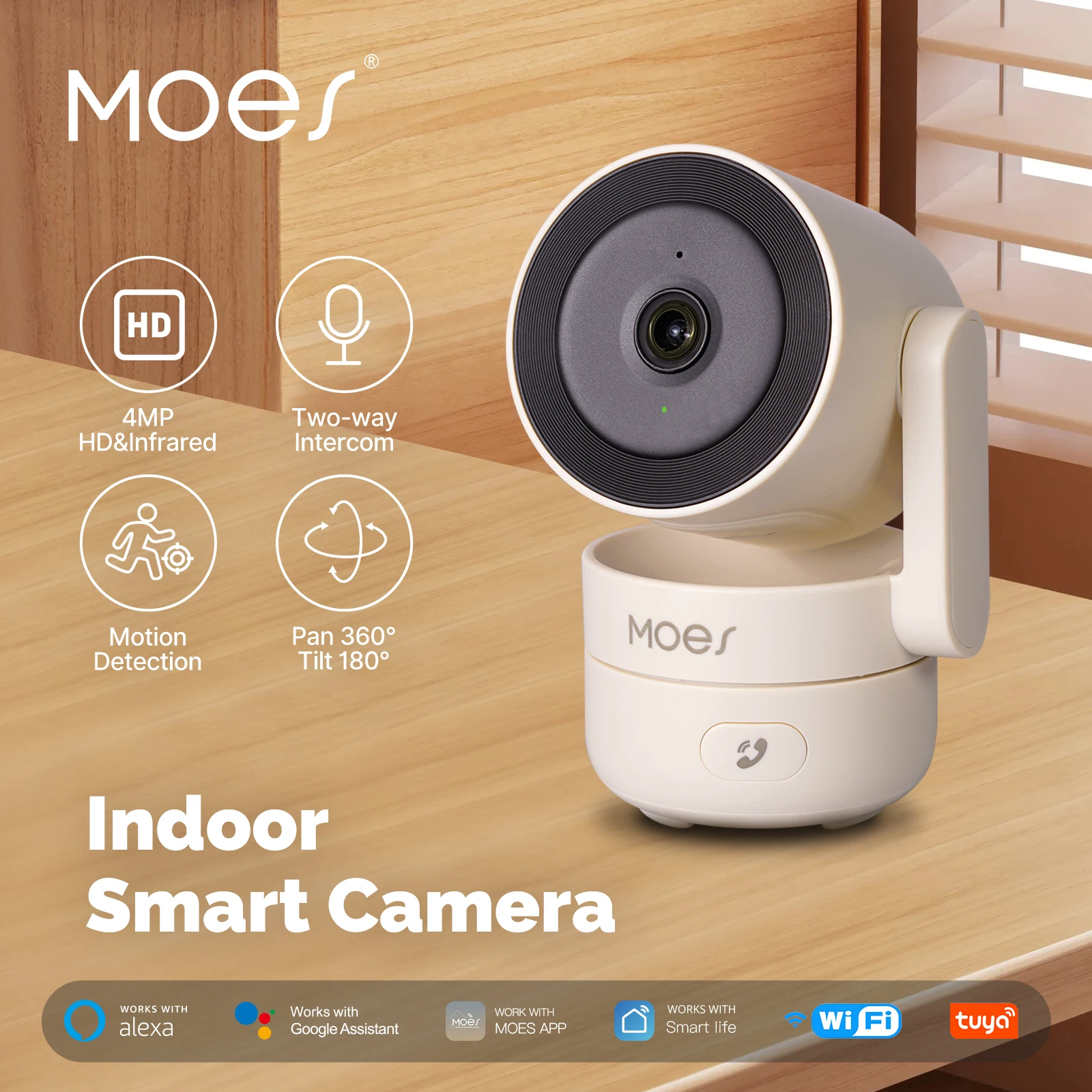 MOESTuya WiFi intérieur panora - Smart Home Imou avis et prix