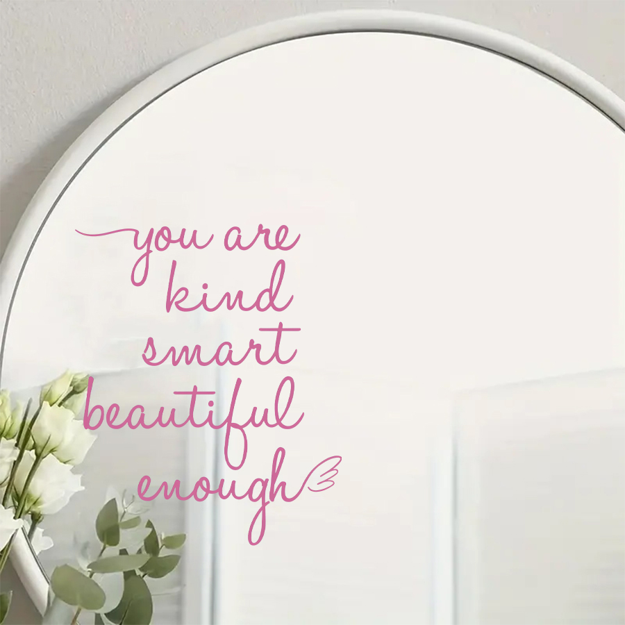Autocollant miroir avec citati - Smart Home Quotes avis et prix
