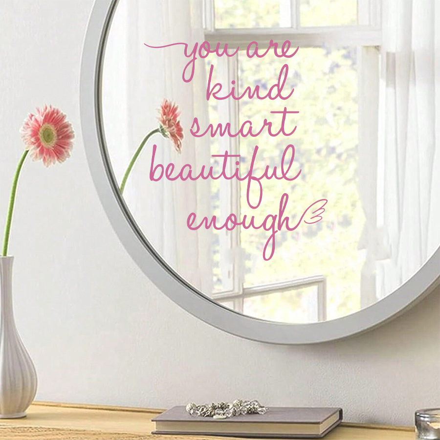 Autocollant miroir avec citati - Smart Home Quotes avis et prix