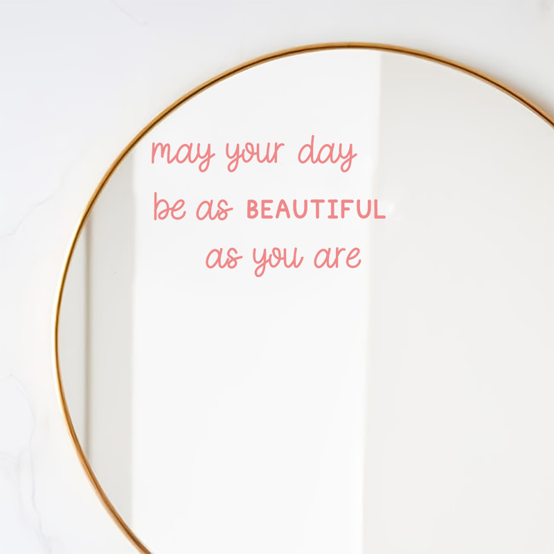 Autocollant miroir avec citati - Smart Home Quotes avis et prix
