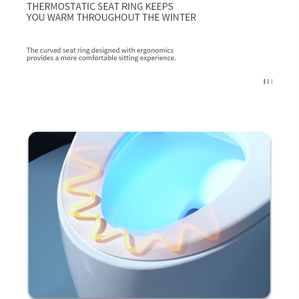 WC intelligent avec siège chau - Smart Night Light avis et prix