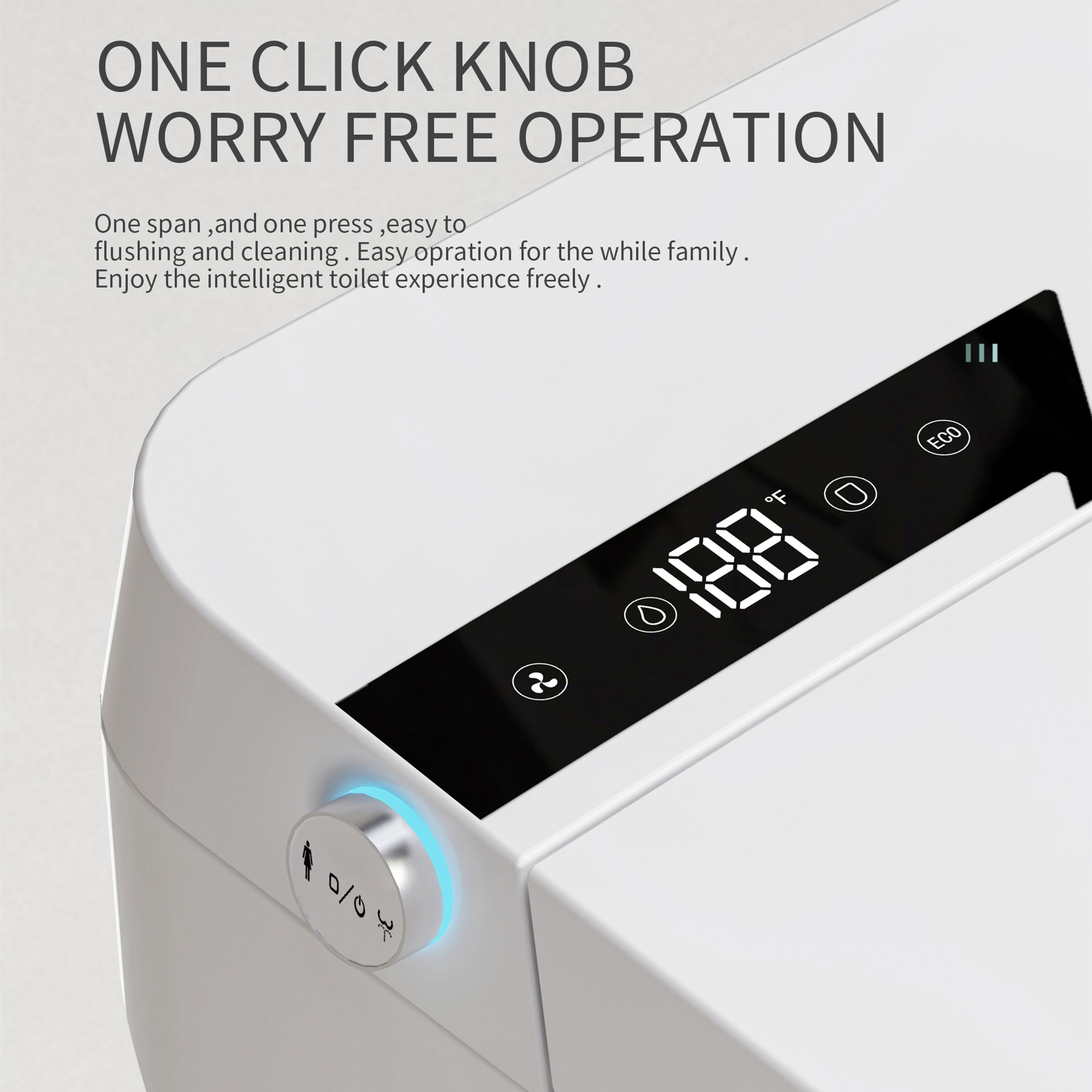 WC intelligent avec siège chau - Smart Night Light avis et prix
