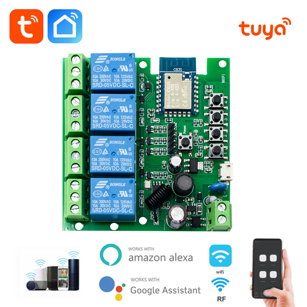Tuya Smart Switch, 4 canaux, 7 - Smart Home Quotes avis et prix