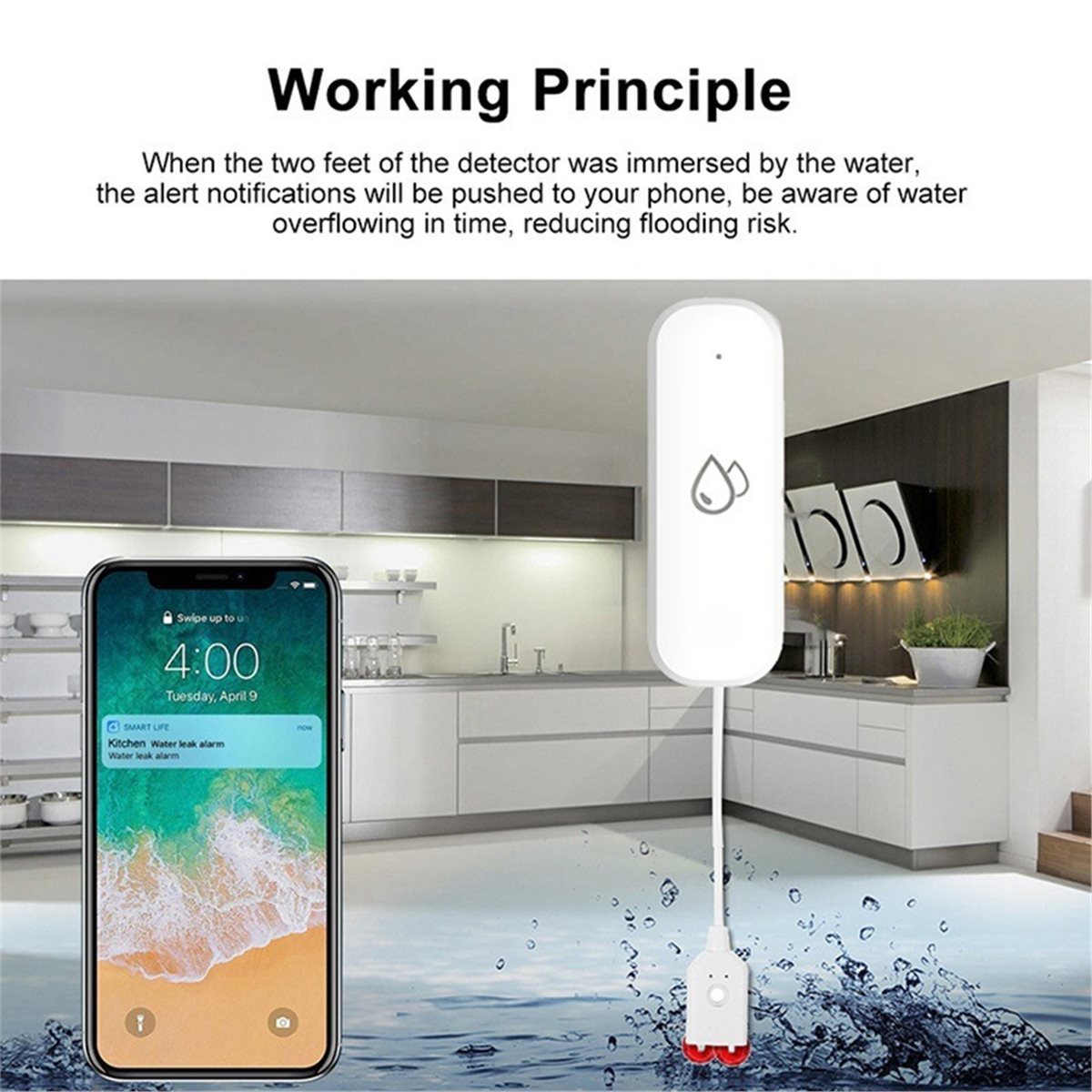 Détecteur de fuite d'eau compa - Smart Home avis et prix